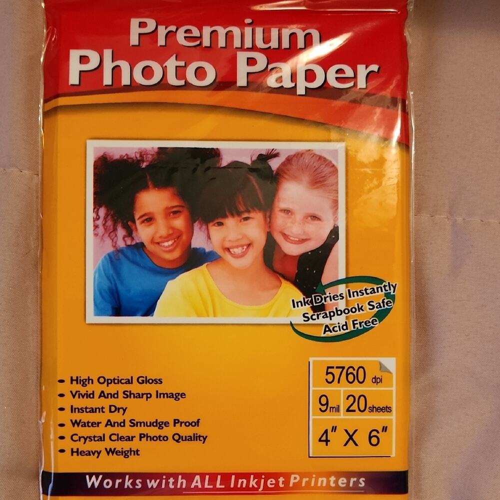 Source Unknown Premium Photo Paper - Red, Yellow, Black, White, Blue
